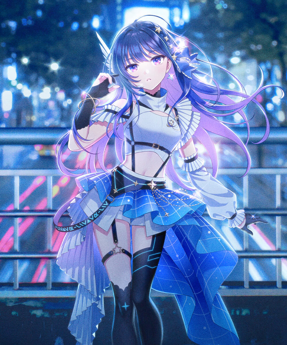 1girl, blurry, blurry_background, gloves, highres, idolmaster, idolmaster_va-liv, kamizuru_cosmo