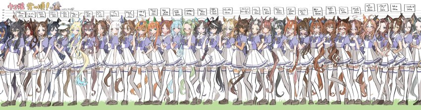 6+girls, absurdres, ahoge, air_groove_(umamusume), air_messiah_(umamusume), animal_ears, bitter_glasse_(umamusume), blonde_hair