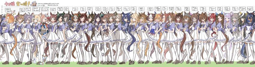 6+girls, absurdres, admire_vega_(umamusume), agnes_tachyon_(umamusume), ahoge, animal_ears, bamboo_memory_(umamusume), believe_(umamusume)