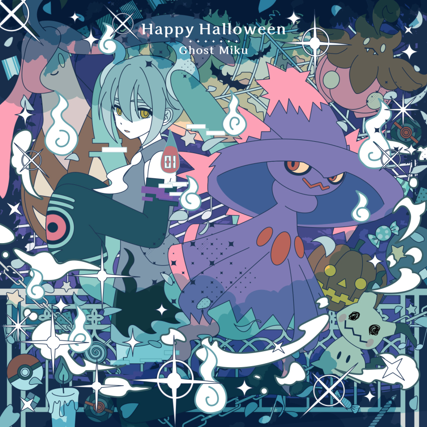 1girl, bat_(animal), betete, candle, candy, chain, character_name, commentary