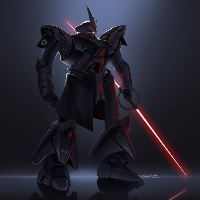 absurdres, armor, artist_name, backlighting, black_armor, black_cape, bradley_cai, cape