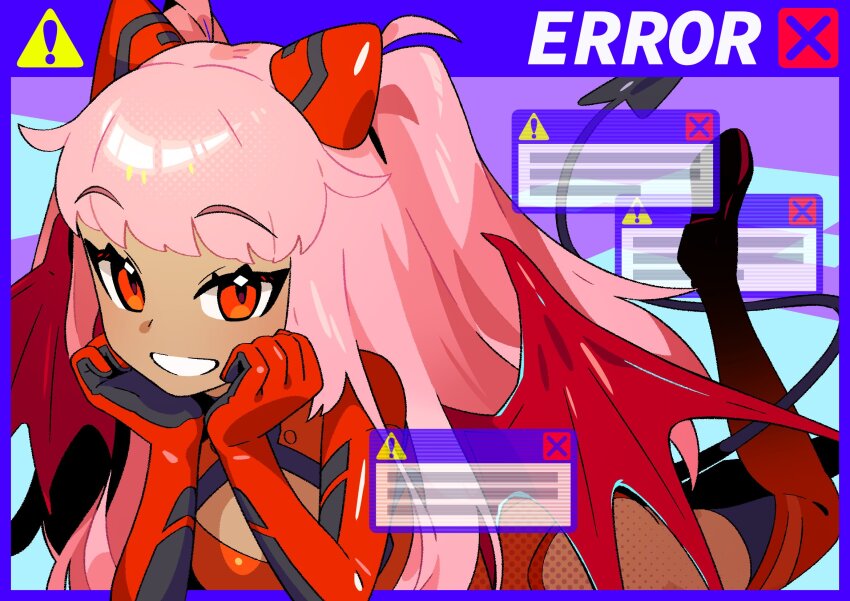 1girl, bodysuit, center_opening, commentary_request, commission, cosplay, dark-skinned_male, dark_skin