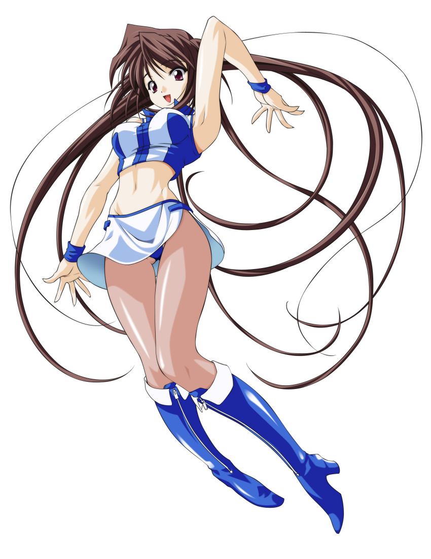 1girl, absurdres, brown_hair, companion, female_focus, highres, hina_asuka, matsuo_yukihiro