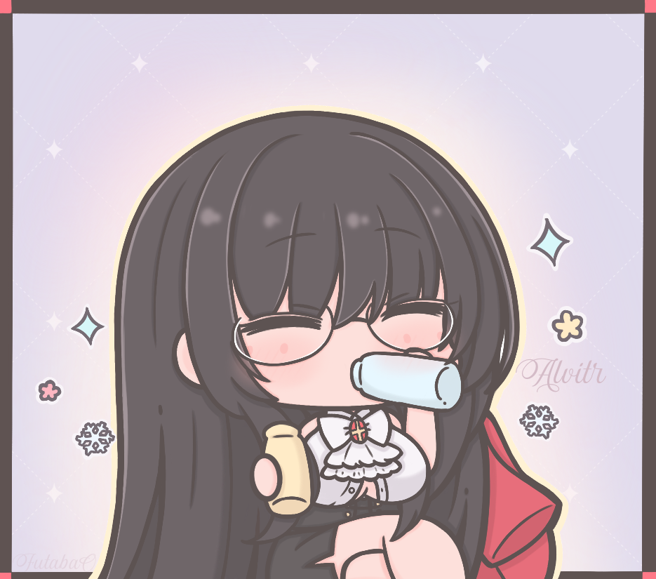 1girl, alvitr_(azur_lane), alvitr_(muspel's_torrid_secrets)_(azur_lane), ascot, azur_lane, bare_shoulders, black_hair, black_skirt