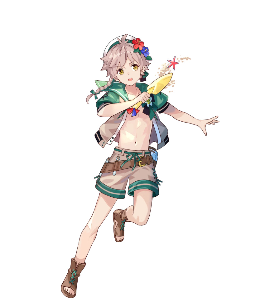 1boy, clanne_(fire_emblem), clanne_(summer)_(fire_emblem), fire_emblem, fire_emblem_engage, fire_emblem_heroes, highres, nintendo