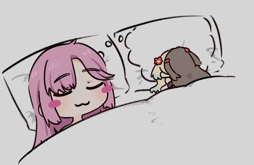 1girl, :3, :d, ;), anyoji_hime, blonde_hair, blunt_bangs, blush_stickers