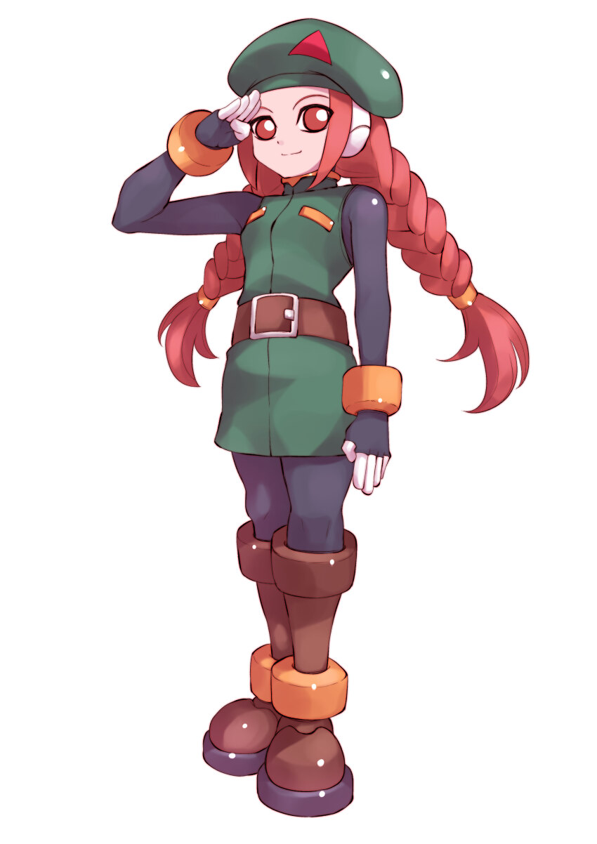 1girl, absurdres, android, belt, beret, black_bodysuit, bodysuit, bodysuit_under_clothes