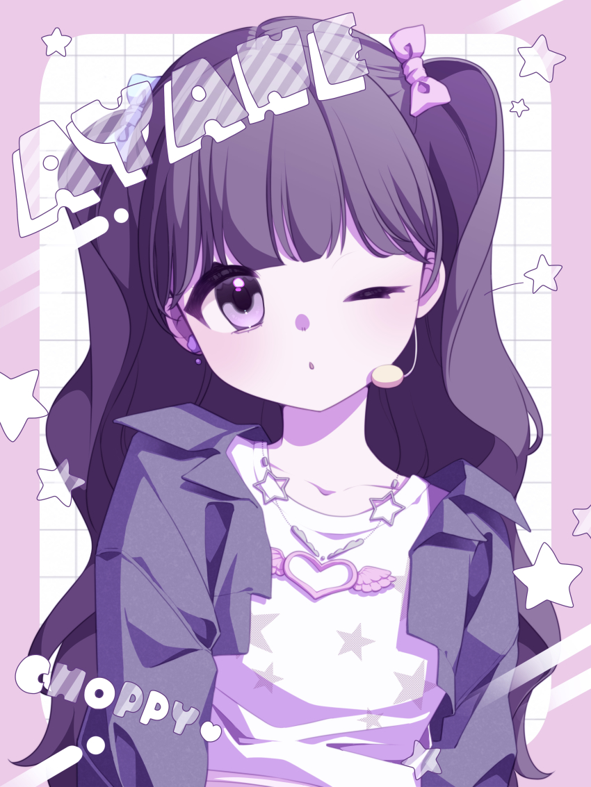 039nagyo, :o, absurdres, animification, black_hair, blush, border, bow