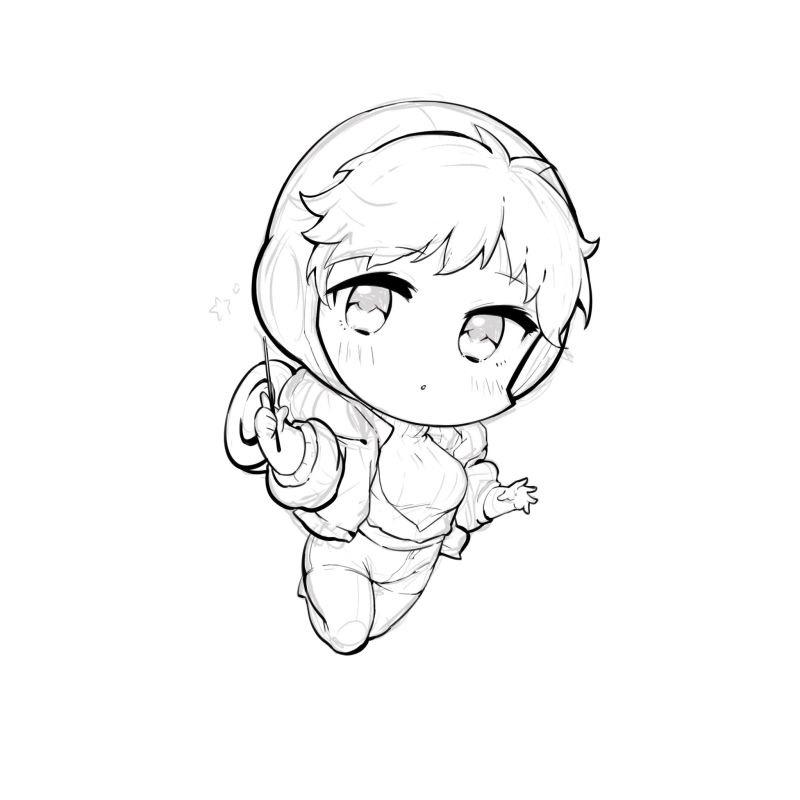 :o, animification, apex_legends, blush, bodysuit, chibi, chinese_commentary, gloves