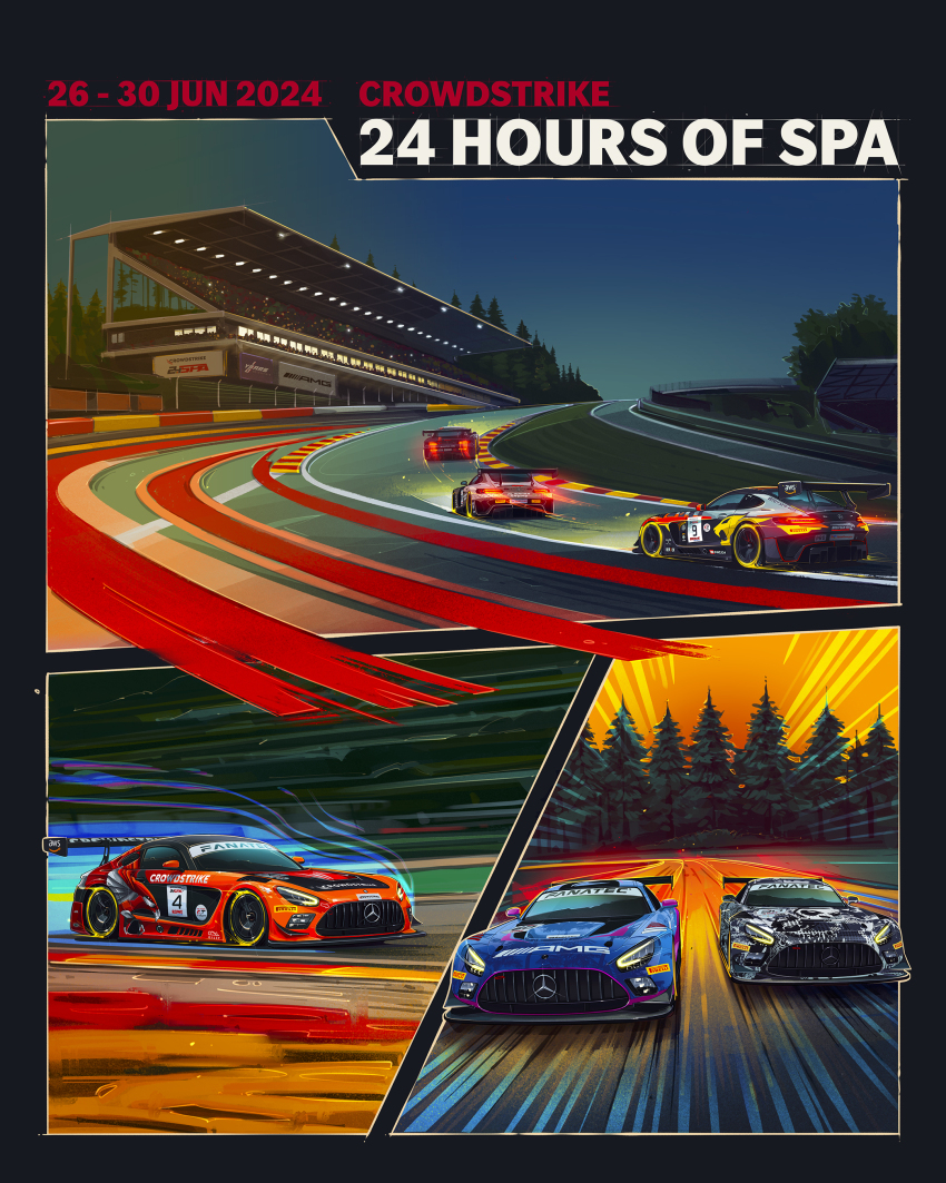 absurdres, amazon_(company), andrew_mytro, black_car, blue_car, car, circuit_de_spa-francorchamps, commentary