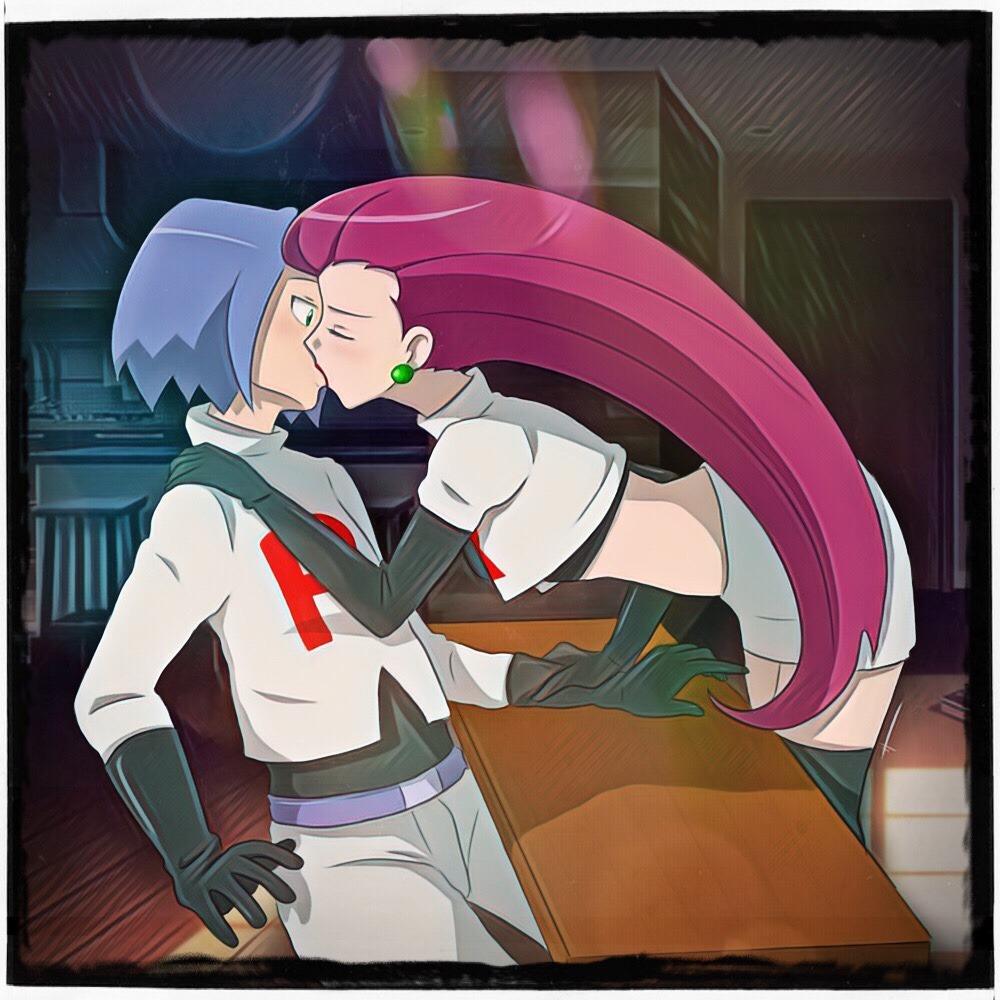 1girl, blue_hair, blush, buchichu, closed_eyes, crossdressing, crossdressing_(ftm), embarrassed