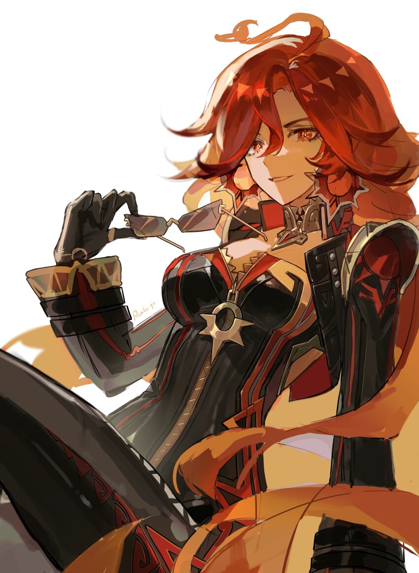 1girl, absurdres, ahoge, biker_clothes, bikesuit, black_bodysuit, black_gloves, bodysuit