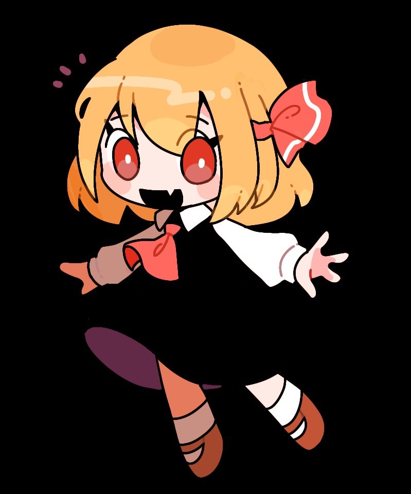 1girl, ascot, black_background, black_dress, blending, blonde_hair, blush, bright_pupils