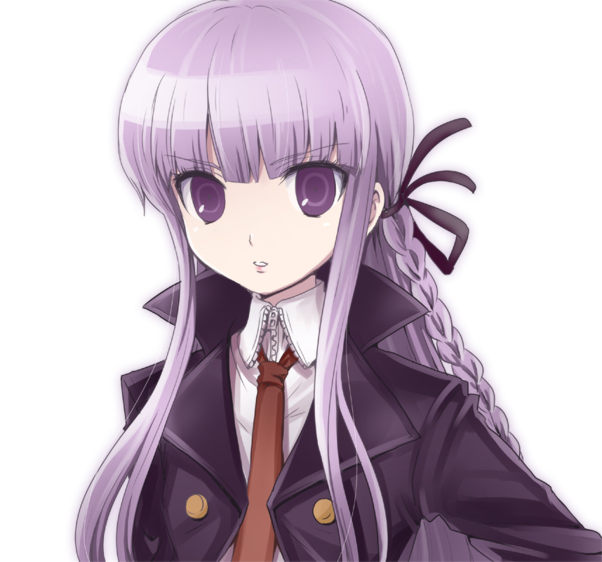 10s, 1girl, braid, danganronpa:_trigger_happy_havoc, danganronpa_(series), female_focus, hair_ribbon, kirigiri_kyoko