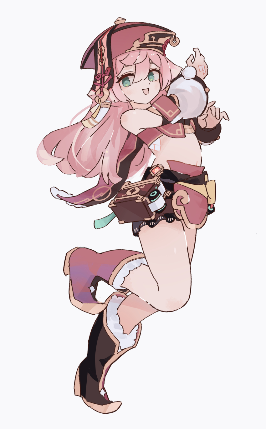 1girl, absurdres, antlers, bare_shoulders, black_bloomers, bloomers, boots, commentary_request