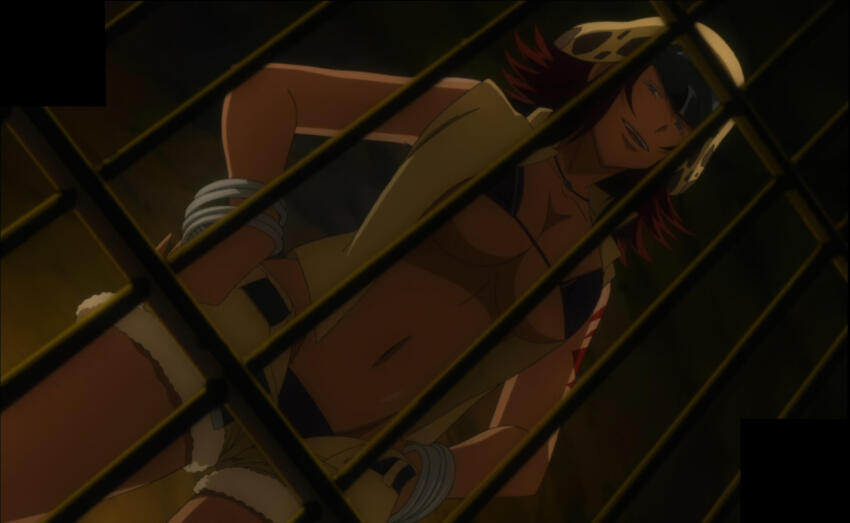 10s, 1girl, bikini, bracelet, breasts, cleavage, hat, highres