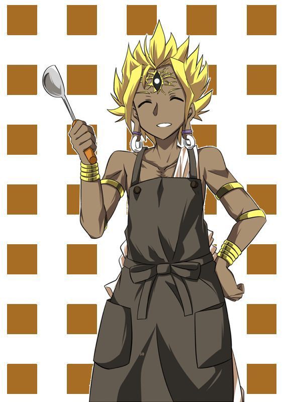 1boy, blonde_hair, closed_eyes, full_body, hajun, happy, male_focus, shinza_bansho_series