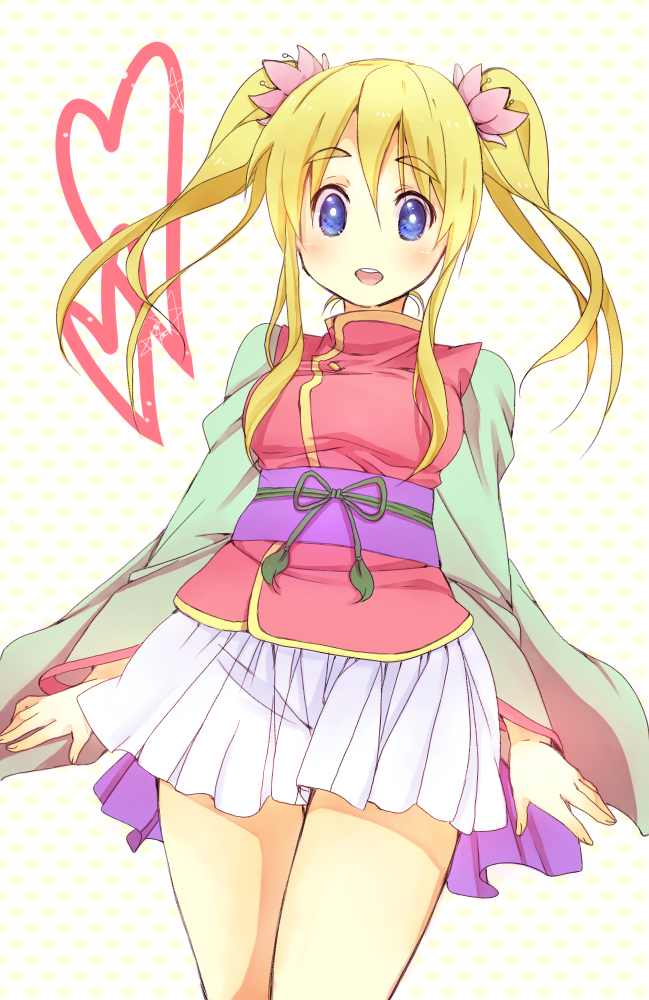 1girl, blonde_hair, blue_eyes, cosplay, female_focus, k-on!, kotobuki_tsumugi, long_hair, mahou_shoujo_pretty_sammy, nakoumi_kokoro, pretty_sammy, pretty_sammy_(character), pretty_sammy_(cosplay), solo, twintails