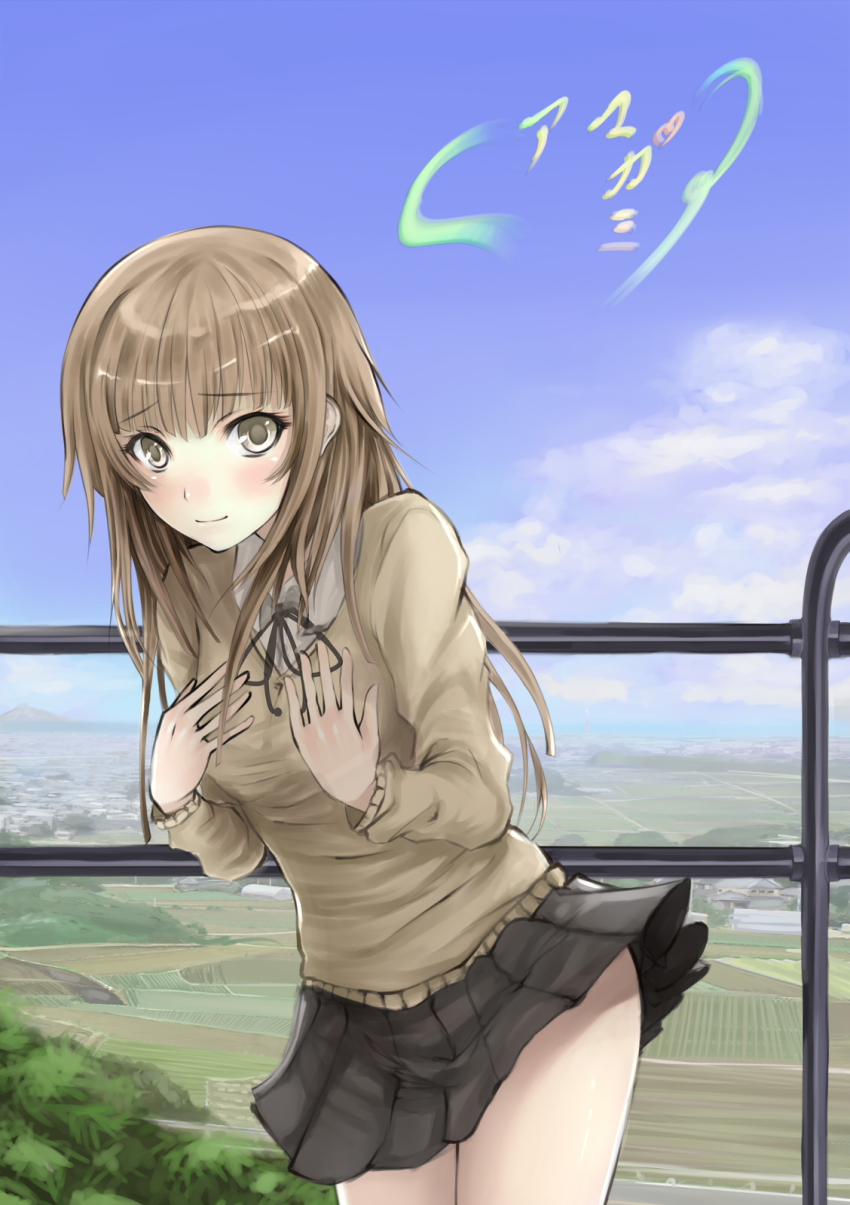 1girl, amagami, brown_eyes, brown_hair, female_focus, highres, kamizaki_risa, long_hair