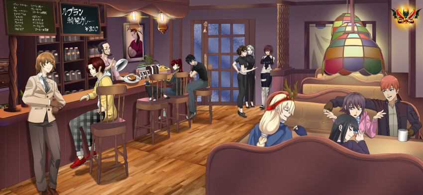 absurdres, akechi_gorou, amamiya_ren, commission, commissioner_upload, crossover, exoticbat, female_protagonist_(smt_ldx2), fionn_mac_cumhaill_(megami_tensei), highres, kamishiro_nagisa, mei_(pacific_rim:_the_black), niijima_makoto, niijima_sae, pacific_rim:_the_black, persona, persona_5, persona_5:_the_phantom_x, persona_5_the_royal, sakura_soujirou, shin_megami_tensei, shin_megami_tensei:_liberation_dx2, shin_megami_tensei_v, taylor_travis, tougou_hifumi, wonder_(p5x), yoshizawa_kasumi, yoshizawa_sumire