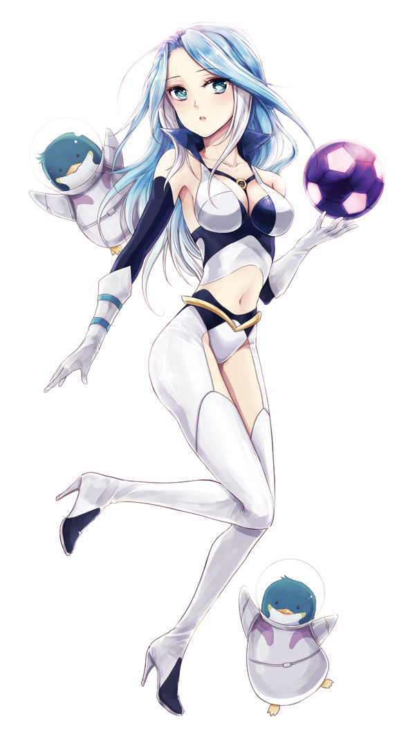 1girl, anz_(starry), bad_id, bad_pixiv_id, ball, bird, blue_eyes, blue_hair