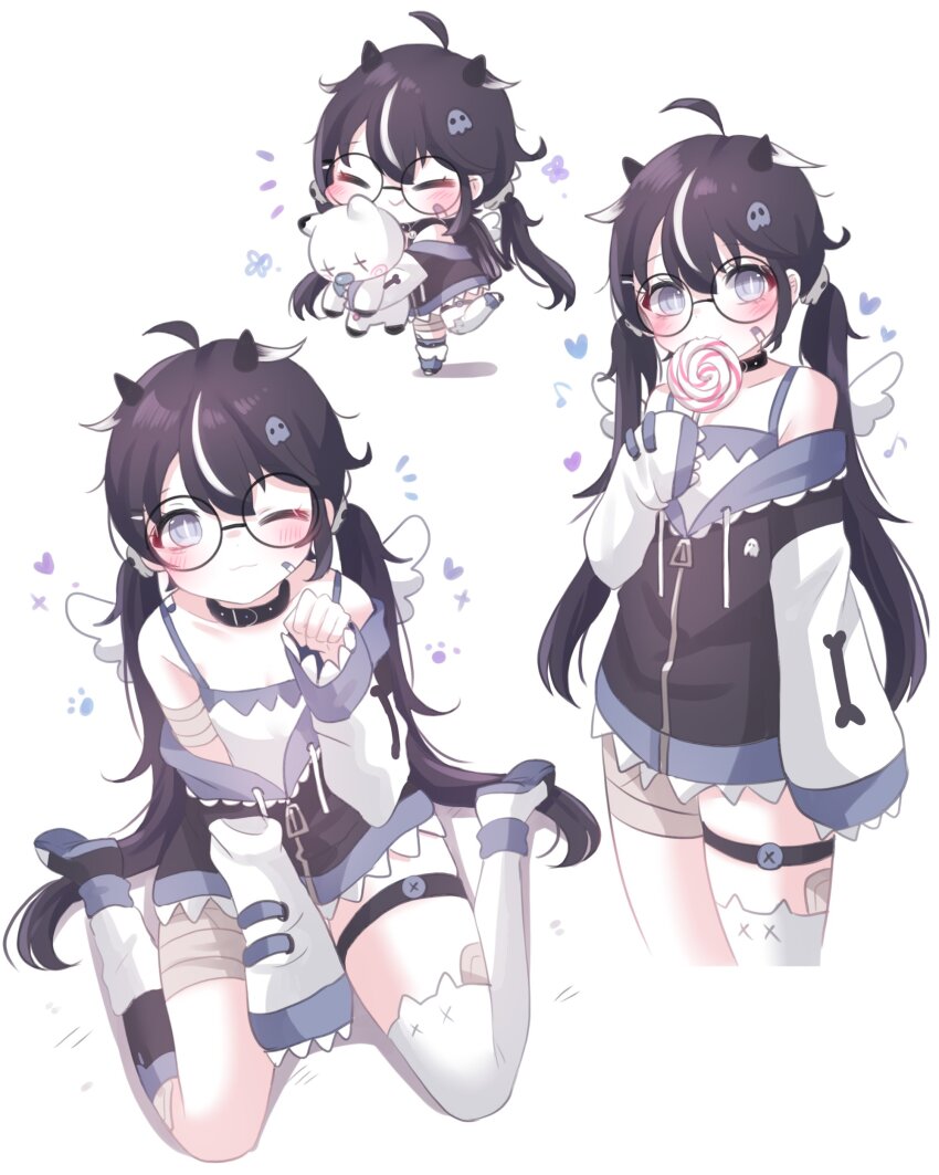 1girl, 2022, absurdres, black_hair, blue_eyes, blush, child, highres