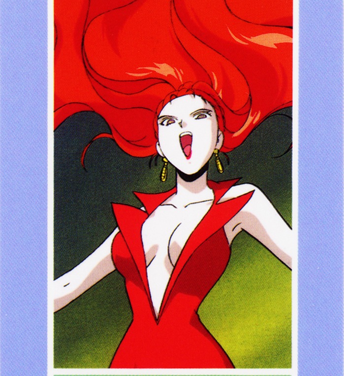 1990s_(style), 1girl, bishoujo_senshi_sailor_moon, bishoujo_senshi_sailor_moon_s, breasts, cleavage, crazy, female_focus