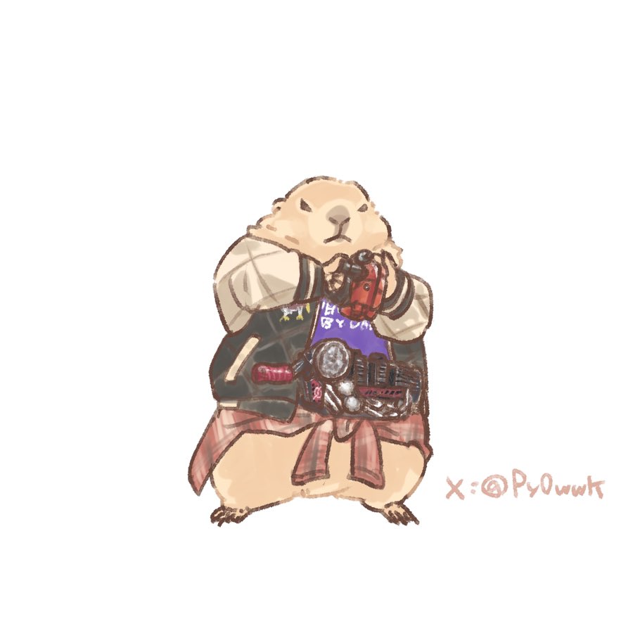 animal_focus, banjou_ryuuga, banjou_ryuuga_(cosplay), black_jacket, body_fur, brown_fur, build_driver, clothes_around_waist