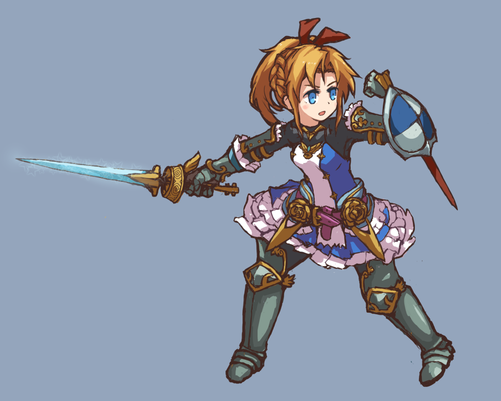 armored_boots, black_bodysuit, blue_eyes, bodysuit, bodysuit_under_clothes, bonnieclyde46, boots, braid