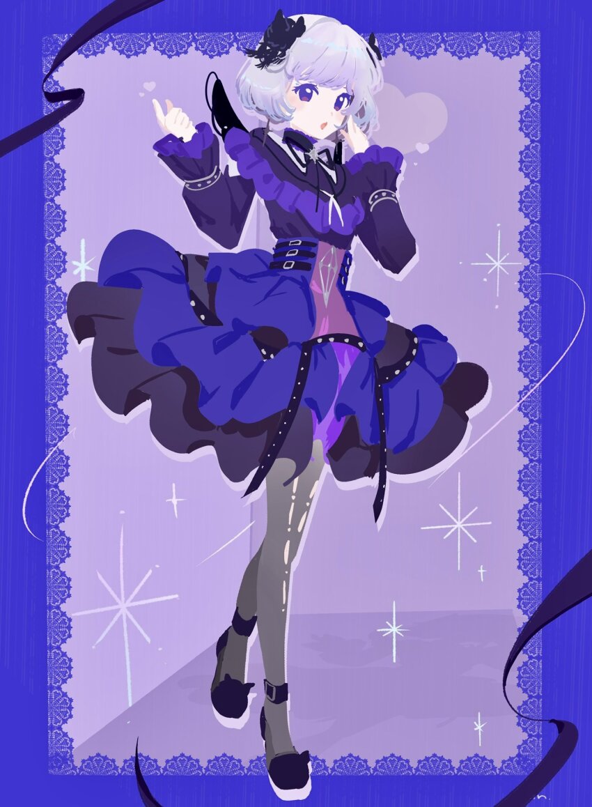 1girl, :d, aikatsu!_(series), aikatsu_academy!, blunt_bangs, blush, bow, dot_nose