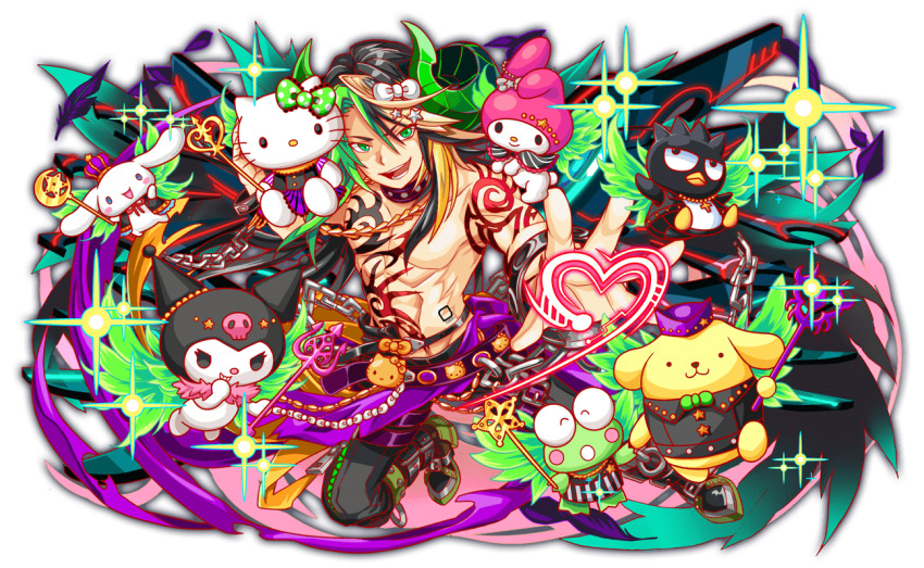 abs, alternate_costume, alternate_eye_color, alternate_hair_length, alternate_hairstyle, animal, animal_on_shoulder, animal_ornament