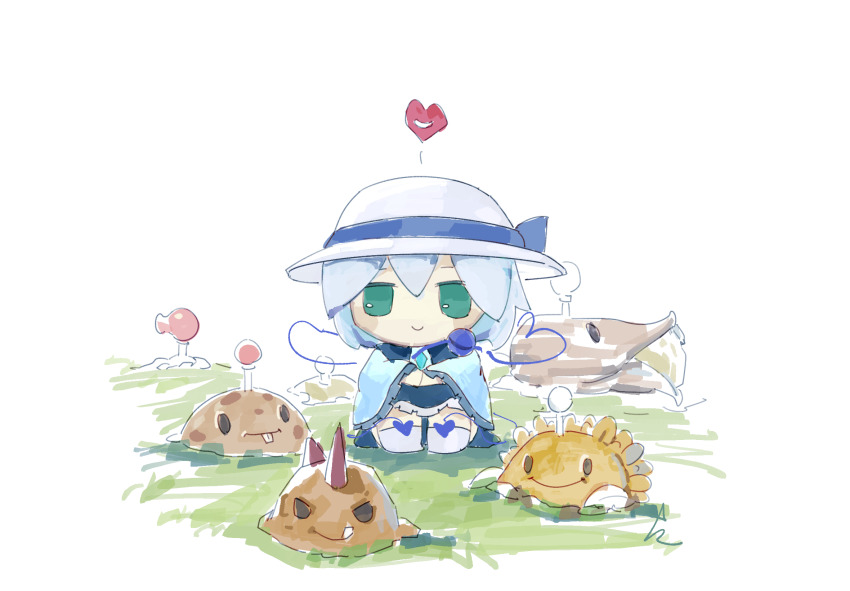 1girl, black_skirt, blue_bow, bow, buttons, cob_cannon_(plants_vs._zombies), diamond_button, frilled_sleeves