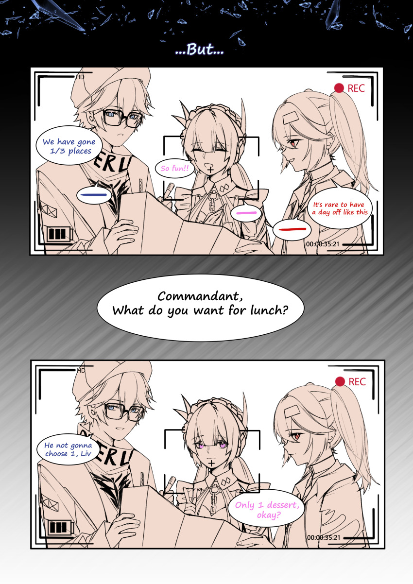 absurdres, dochikun, english_text, highres, image_sample, lee:_palefire_(ivy)_(pgr), lee_(pgr), liv:_eclipse_(maid_of_time)_(pgr)