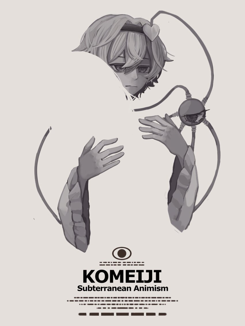 2girls, blending, closed_mouth, cropped_torso, derivative_work, english_text, expressionless, greyscale