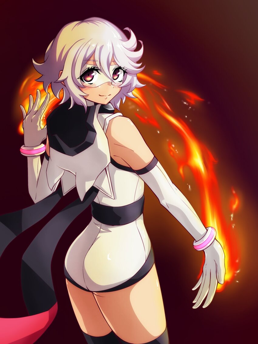 1girl, aygoftenover, bare_shoulders, belt, black_belt, boots, elbow_gloves, eye_mask