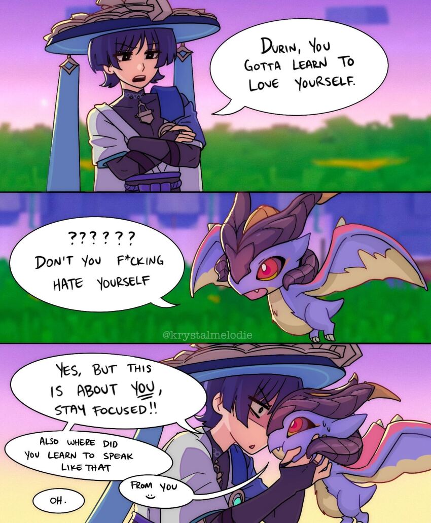 1boy, belt, black_bodysuit, black_eyes, blue_cape, blue_hat, blunt_ends, bodysuit