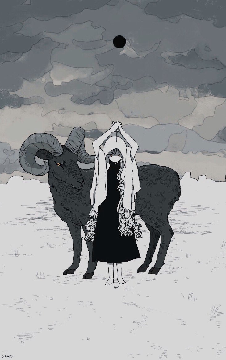 1girl, barefoot, bleeding, blood, blood_on_snow, circle, closed_mouth, dress