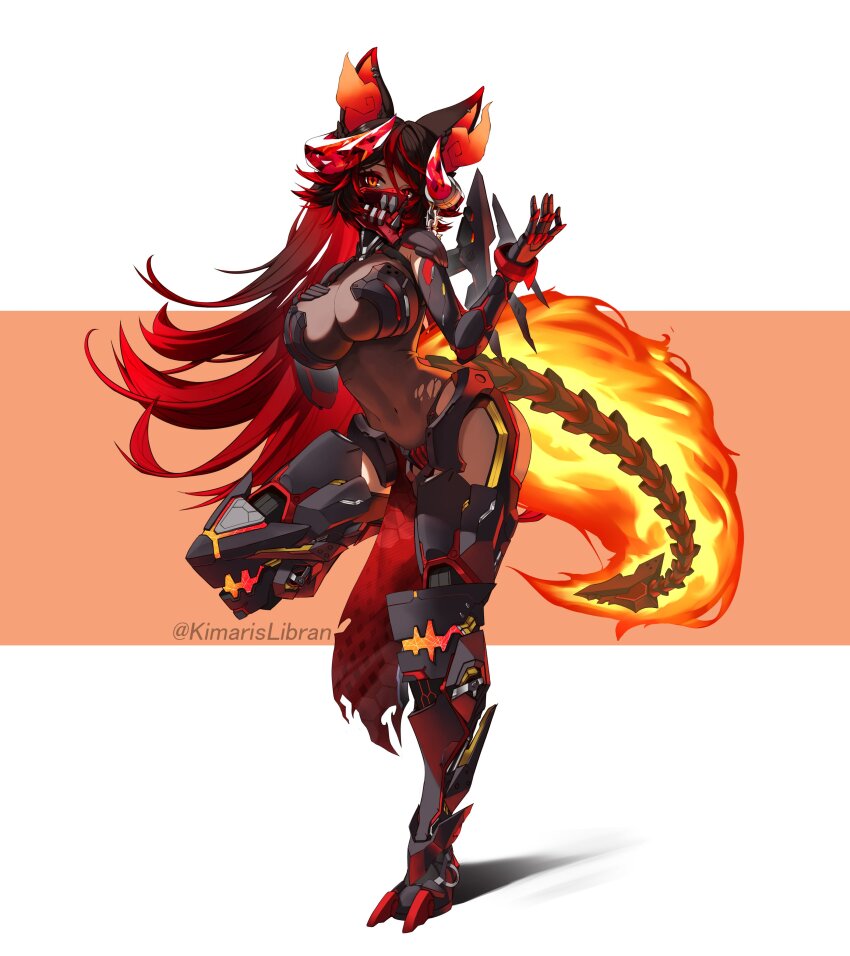 1girl, absurdres, animal_ears, arm_armor, armored_bodysuit, armored_boots, armored_leotard, black_leotard