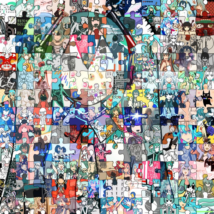 1000-nen_ikiteru_(vocaloid), 1925_(vocaloid), 1girl, 39_(vocaloid), 39_music_(vocaloid), absurdres, ai_kotoba_iv_(vocaloid), ai_no_uta_(vocaloid)