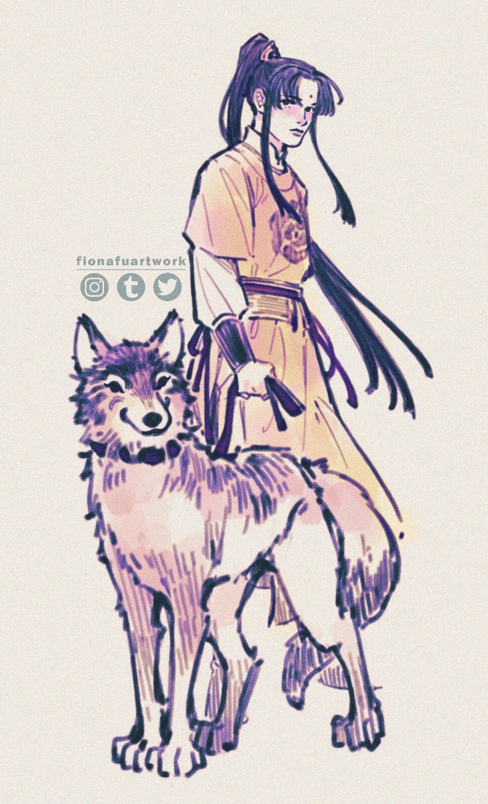 1boy, animal, artist_name, bindi, black_eyes, black_hair, brown_background, brown_fur