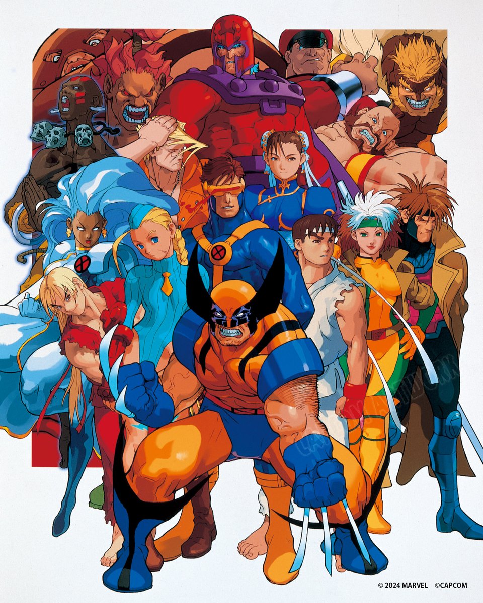 akuma_(street_fighter), beard, bengus, blonde_hair, blue_bodysuit, blue_dress, blue_hair, bodysuit