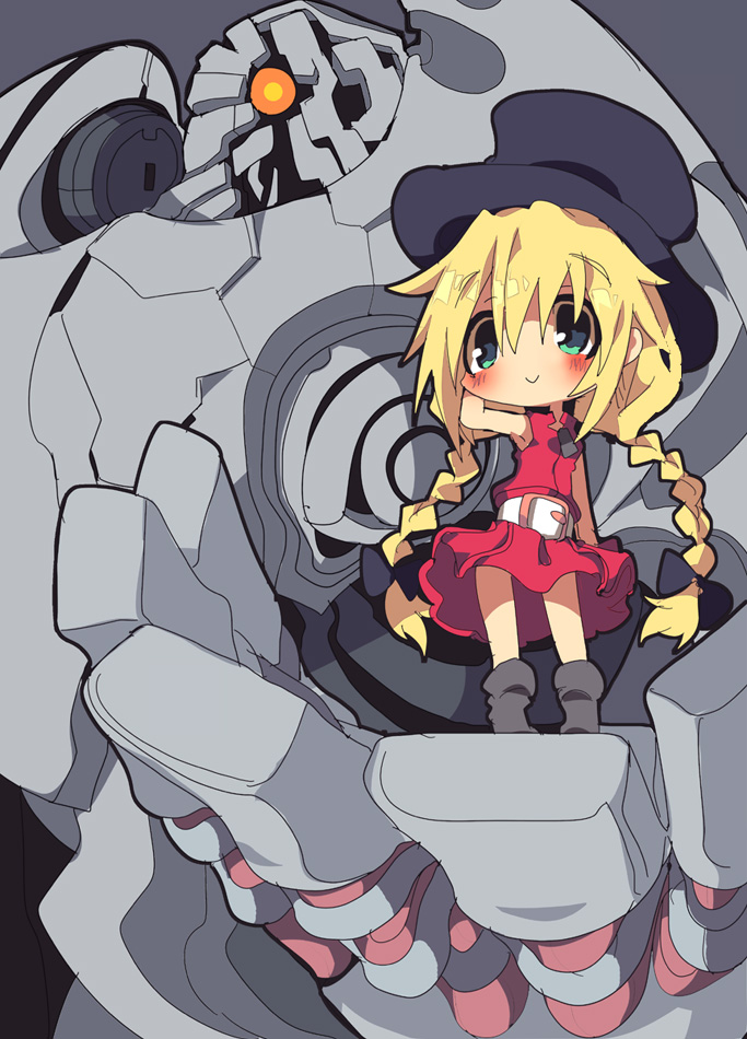 1girl, argento_soma, arm_up, belt, black_bow, black_footwear, black_hat, blonde_hair