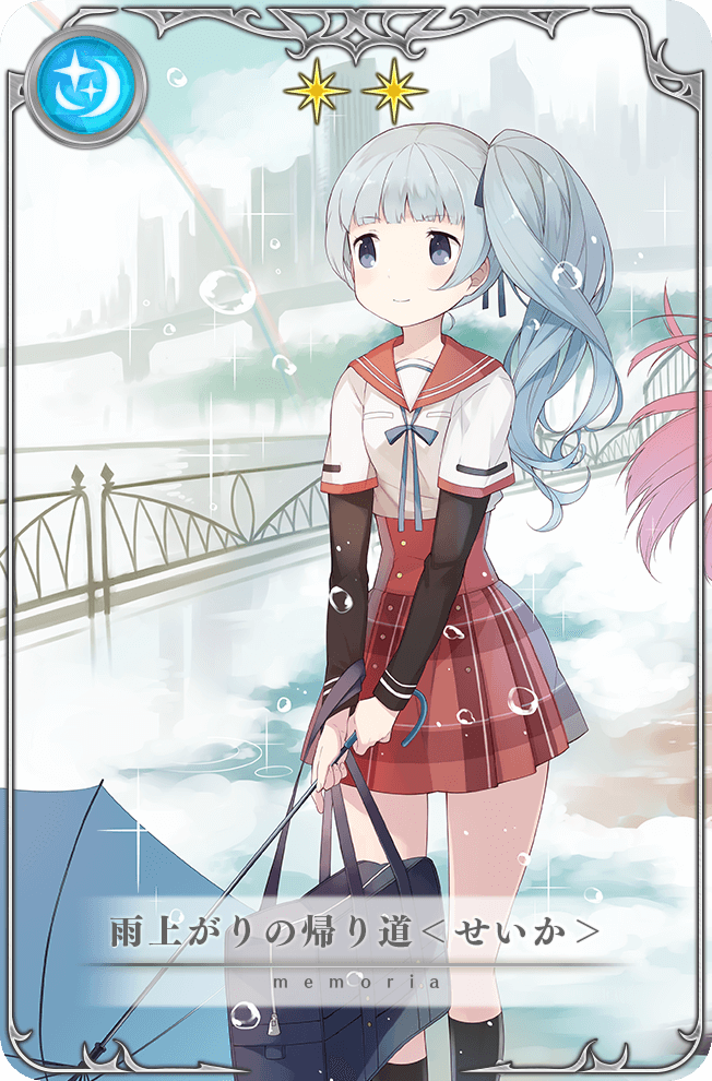 2girls, asymmetrical_legwear, bag, black_bow, black_sleeves, black_socks, blue_bag, blue_bow