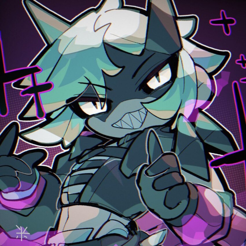 1girl, alter_(apex_legends), animification, apex_legends, black_gloves, bodysuit, gloves, green_hair