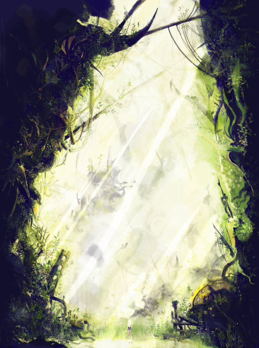 1990s_(style), blonde_hair, celes_chere, final_fantasy, final_fantasy_vi, highres, oju_(ouka), scenery