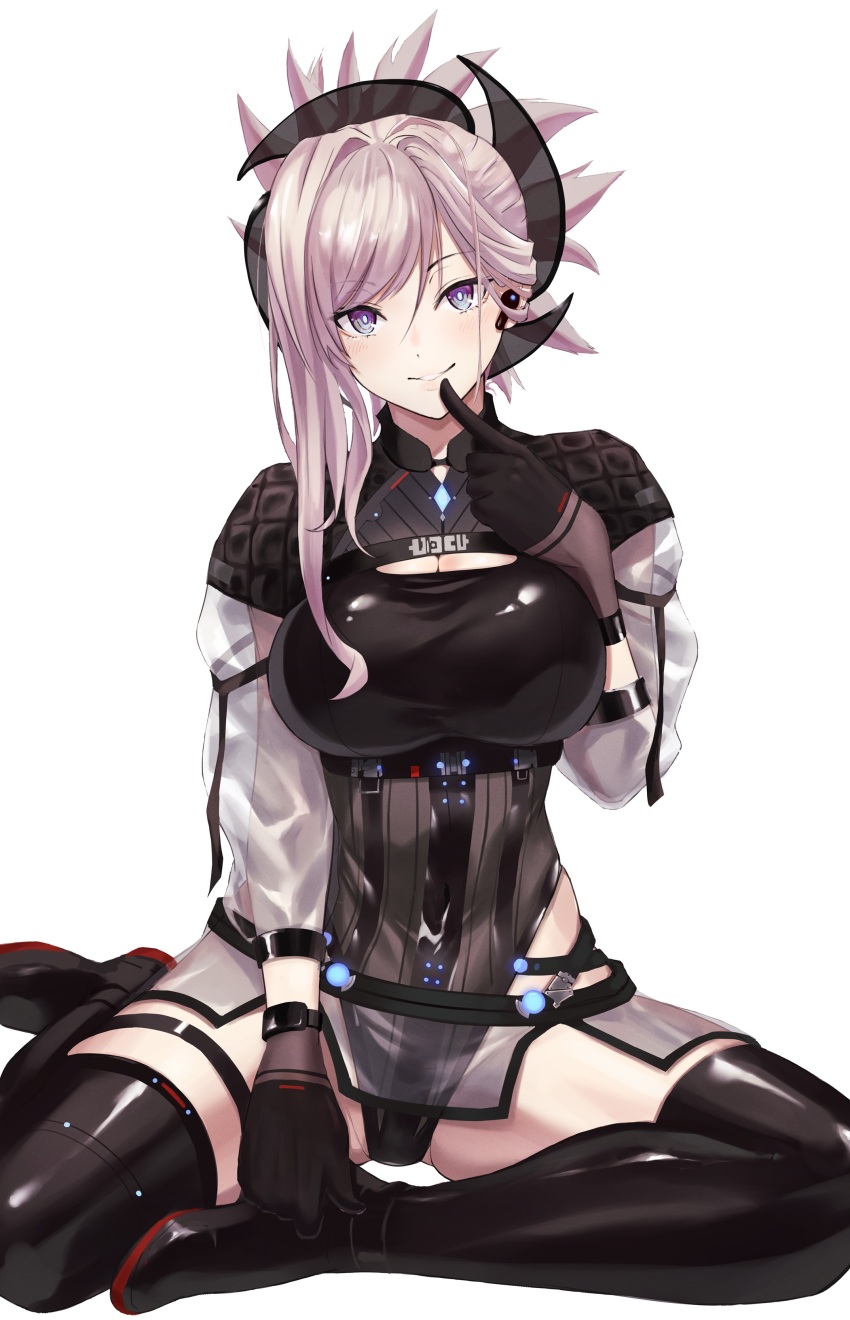 1girl, absurdres, belt, black_boots, black_gloves, black_leotard, blue_eyes, boots