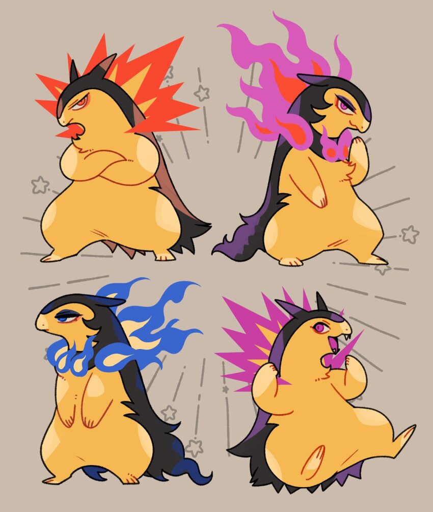 :>, alternate_color, alternate_form, animal_ears, animal_focus, character_name, claws, crossed_arms