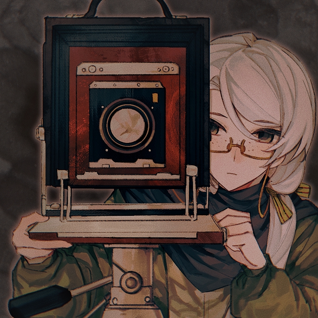 1boy, antique_camera, bai_ling_(touqi_guaitan), black_scarf, chinese_commentary, closed_mouth, commentary_request, expressionless