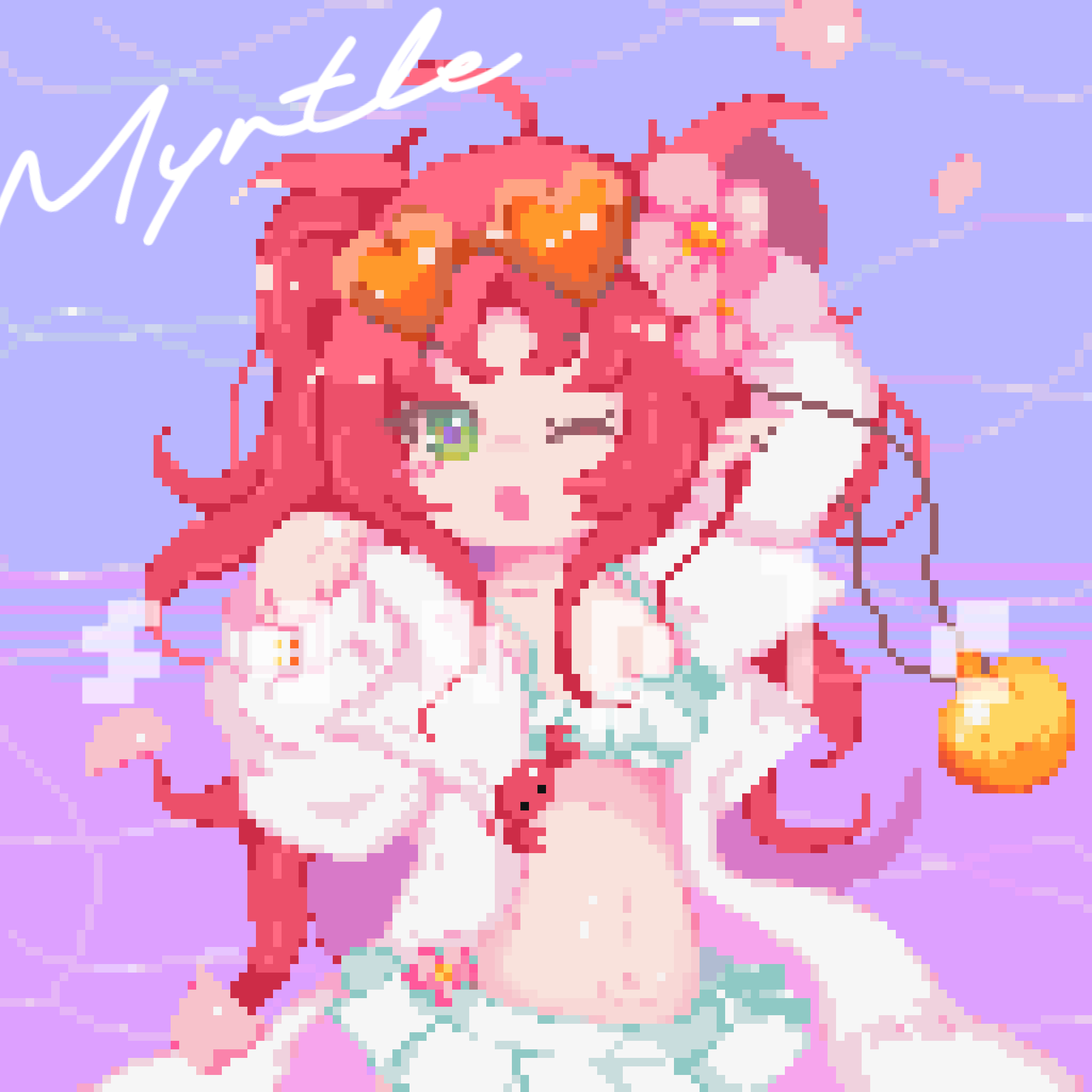 1girl, arknights, bikini, coat, cowboy_shot, eyewear_on_head, green_eyes, heart