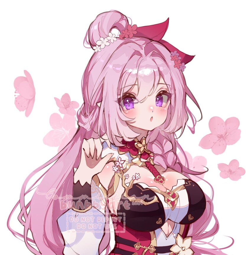 1girl, :o, artist_name, breasts, bunbbyart, cleavage, clothing_cutout, dress